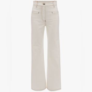 JW Anderson Slim Flare Trouser in Off White NWT